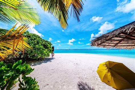 马尔代夫海滩高清摄影大图-千库网