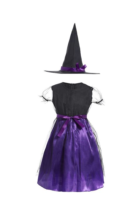 万圣节儿童服装女童演出服女巫斗篷精灵魔法裙儿童表演服cos服装-阿里巴巴