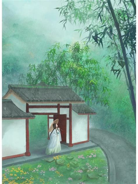 古风头像江南烟雨女生版