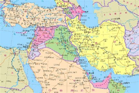 中东地图高清版下载-中东地图高清版大图可放大版 - 极光下载站
