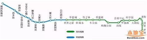 深圳地铁5号线二期最新线路图公布 预计9月28日开通_广东频道_凤凰网