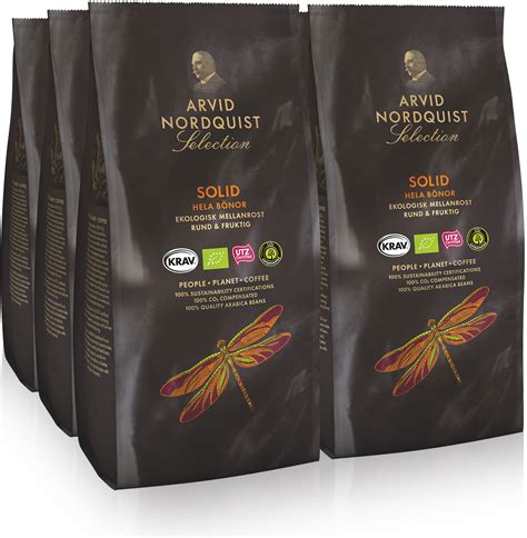 Arvid Nordquist Selection Solid -kahvipapu, 6 x 450 g – Verkkokauppa.com