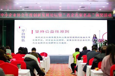 “汉融通”平台在武汉中小企业创新发展论坛获重点推介