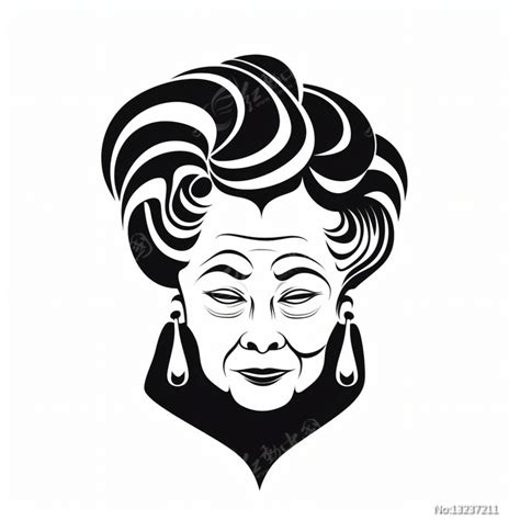 非主流头像老太