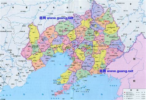 辽宁省地图高清图片
