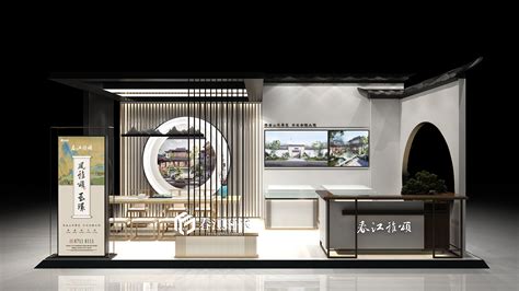 中式展厅设计丨龍熙堂红木艺术展厅（东莞店）|空间|家装设计|一心设计李健 - 原创作品 - 站酷 (ZCOOL)