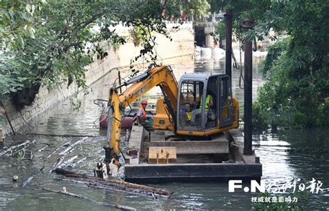 福州白马河首次干塘清淤 下月底全线通水_福州新闻_海峡网