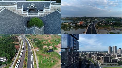 4K航拍湖南株洲天元大桥城市视频模板下载 - 觅知网