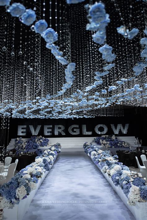 高级蓝色水晶 - 主题婚礼 - 婚礼图片 - 婚礼风尚