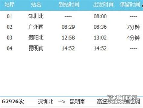 直播：最快6小时52分！深圳北-昆明南G2926列车全体验_龙华网_百万龙华人的网上家园