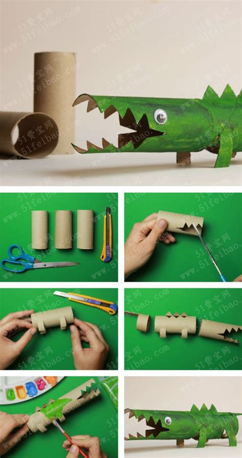 废旧纸箱的创意手工改造制作教程 利用废旧纸箱创意制作成玩具的教程[ 图片/2P ] - 优艺星手工diy