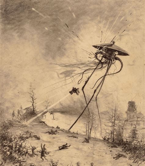 18世纪的人如何幻想外星人？最早科幻小说《大战火星人》原始插画