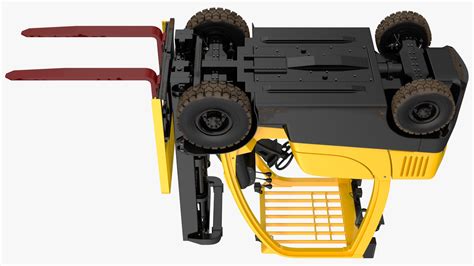 3D Electric Forklift Rigged for Cinema 4D - TurboSquid 2095502