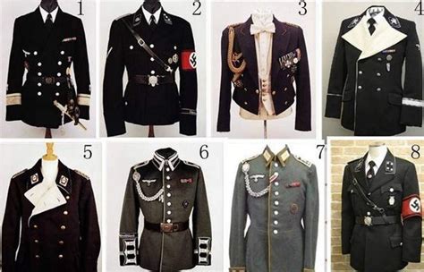 二战时期的德国军官服装，非常的前卫好看，非常具有美学观念