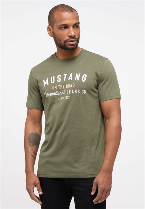 Mustang T-Shirt print - grün - Zalando.de