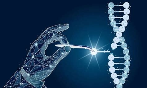 基因转基因结构科技蓝色海报背景背景图片素材免费下载_熊猫办公