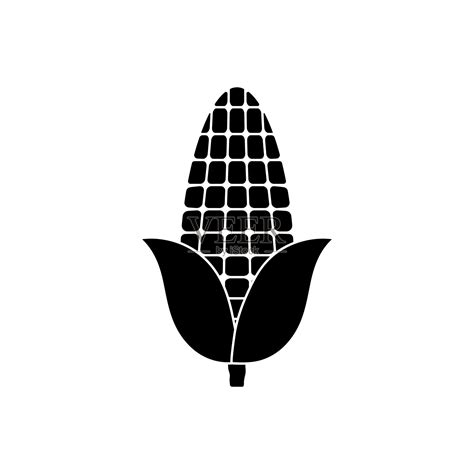 玉米图标设计模板矢量孤立插图插画图片素材_ID:411051783-Veer图库