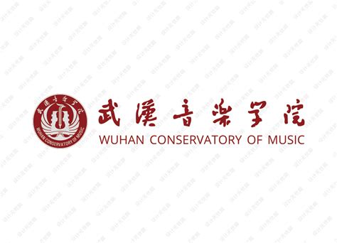 武汉音乐学院校徽logo矢量标志素材 - 设计无忧网
