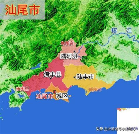 汕尾地图图片