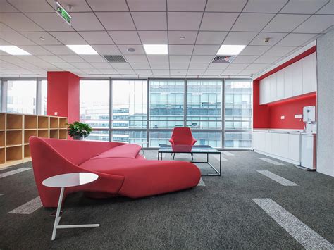 450平方电子商务办公室装修设计案例效果图_岚禾办公空间设计