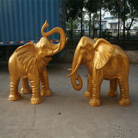雕塑大象拍摄高清图片下载_红动网