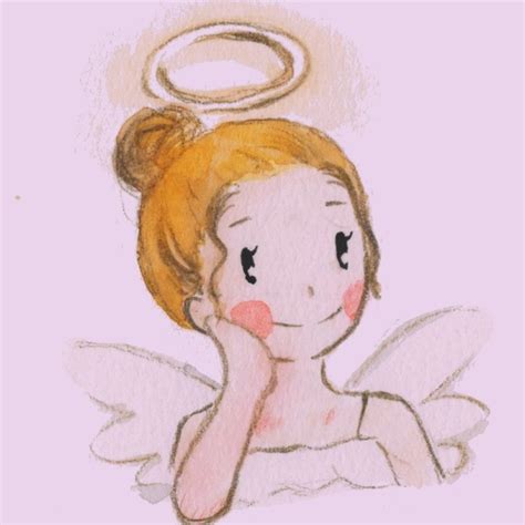 两手托腮甜美女生头像