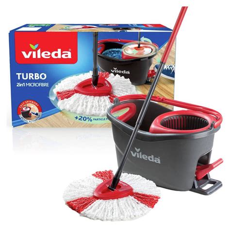 Vileda Easy Wring & Clean Turbo Spin Mop & Bucket Set Each | Woolworths