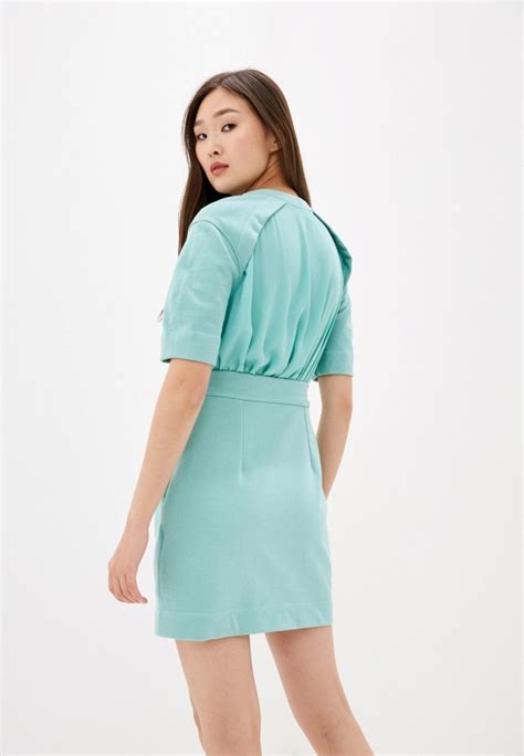 Платье Elisabetta Franchi, цвет: зеленый, EL037EWHGWE0 — купить в ...
