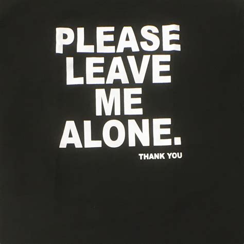 Slogan leave me alone t-shirt typography graphics Vector Image