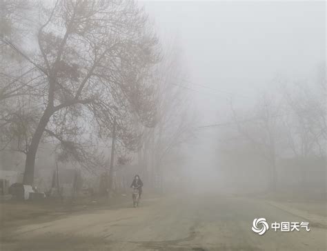 河北保定蠡县出现大雾 一片白茫茫-图片频道