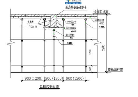 60型盘扣式高大模板支撑系统施工方法的研究--中国期刊网