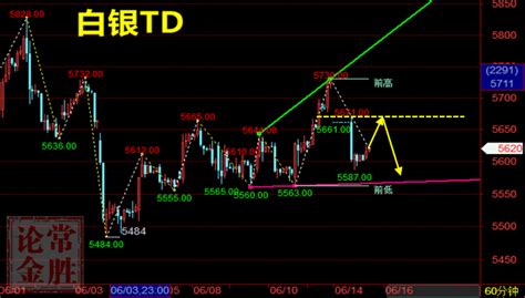 常胜论金：黄金回归震荡整理，黄金白银TD晚间行情判断分析_中金在线财经号