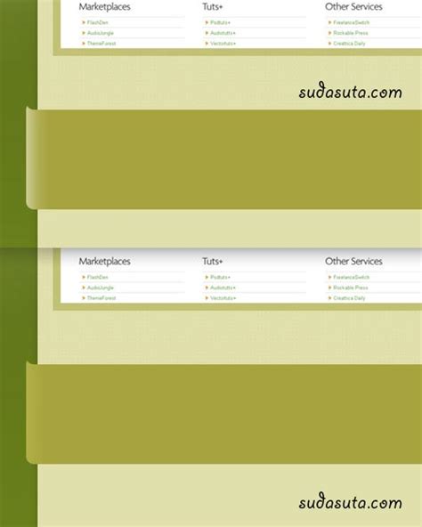 photoshop设计绿色干净的网页效果图(5)_高级实例_PS酒吧