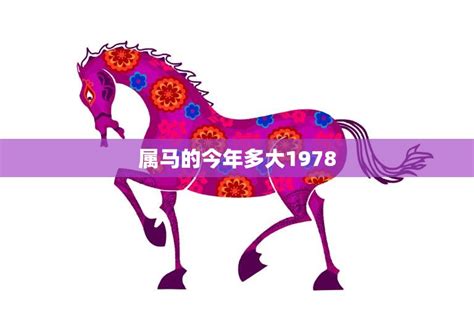 属马的今年多大1978(回顾马年人的成长历程) - 星辰运势