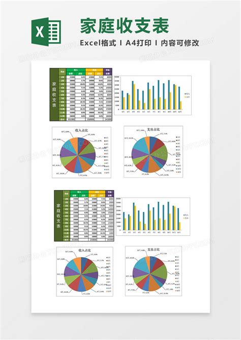 收支_家庭收支表EXCEL模板下载_图客巴巴