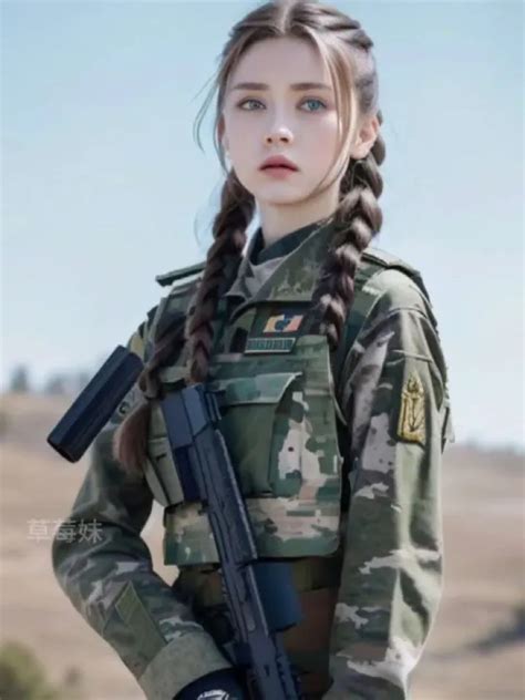 即将奔赴战场的乌克兰女兵？有可能再也回不来了，愿世界没有战争#乌克兰美女 #军装 #又美又飒
