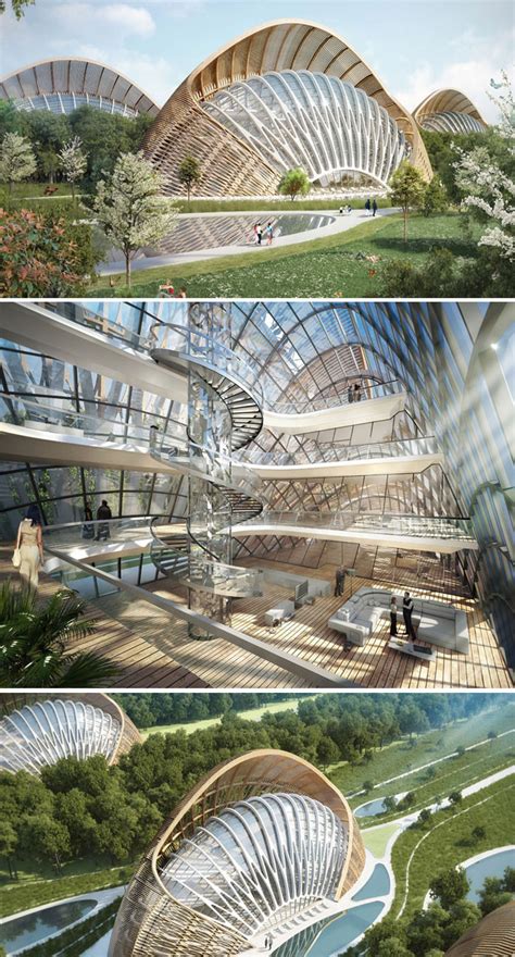 中国未来别墅设计形态：城市居住与农村植栽相结合-设计风尚-上海勃朗空间设计公司