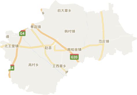 赵县村级地图,县高德,石家庄市县放大_大山谷图库