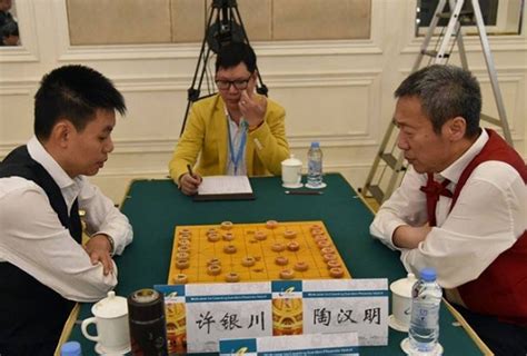 陶汉明赢许银川的棋不多，这盘棋一子换双走的很精彩_精彩对局欣赏_大师对局_中国象棋棋谱APP