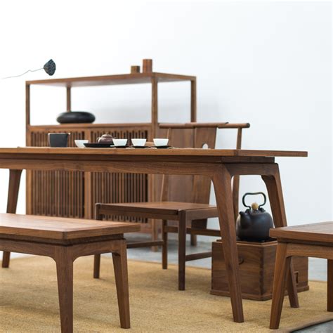 新中式实木茶桌椅组合，简约现代客厅禅意茶台- 国风网