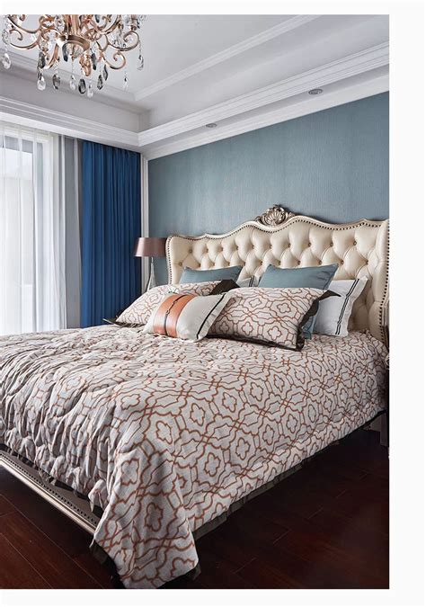 中式实木床1.8米双人床简约现代老榆木床新中式纯实木床架子床-美间设计