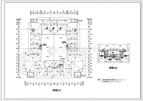 某地框架结构礼堂建筑施工节点详图_节点详图_土木网