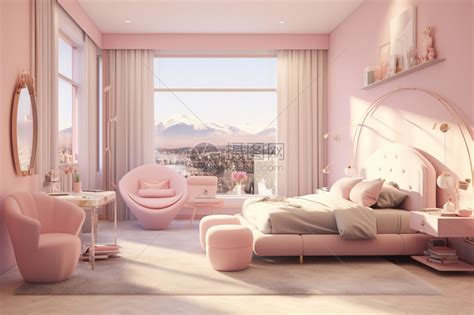 芭比控的粉色公寓_混搭公寓装修效果图_八六装饰网装修效果图库(86zsw.com)