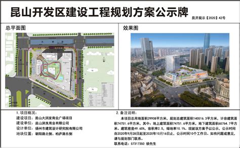 昆山开发区规划建设局关于昆山大润发商业广场项目设计方案的公示 | 昆山市人民政府