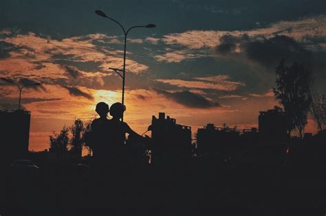 温柔的晚风图片