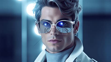 非主流眼镜帅哥头像