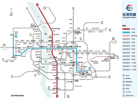 长沙地铁二号线最新规划图-长沙二号线经过哪些地方？我要完整的路线
