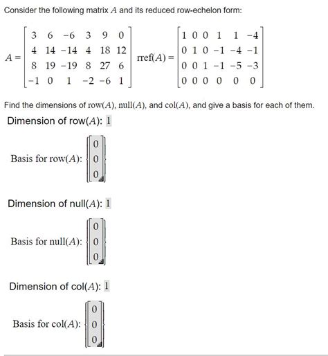 Solved Question 15 [10 points] Consider the following matrix | Chegg.com
