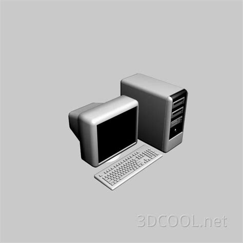 电脑 3D模型 免费下载 - 3DCOOL 3D酷站