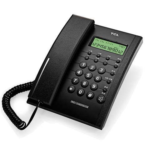 TCL电话机79型 TCL HCD868(79) 79型 TSD固定有绳电话机座机来电显示免电池免提座式壁挂 普通家用/办公话机 黑色【价格 ...